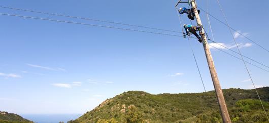 Fourniture d'électricité en Corse