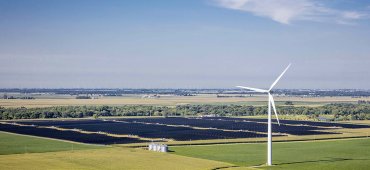 Centrale solaire de Grand Ridge aux États-Unis