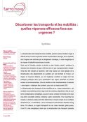 Décarboner les transports et les mobilités : quelles réponses efficaces face aux urgences ?