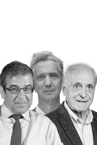 Daniel Iracane, Bernard Tardieu et Dominique Vignon